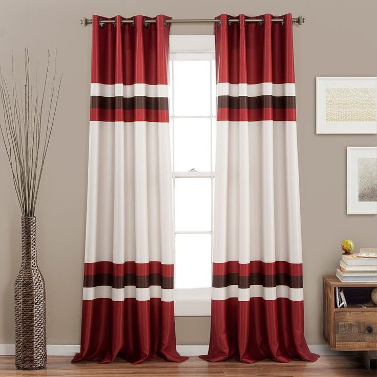 Half Moon 2 Pack Alexander Window Curtains Striped Room Panel C3be24a93581f0b3579a898e85857e25 Window Panels Window Curtains