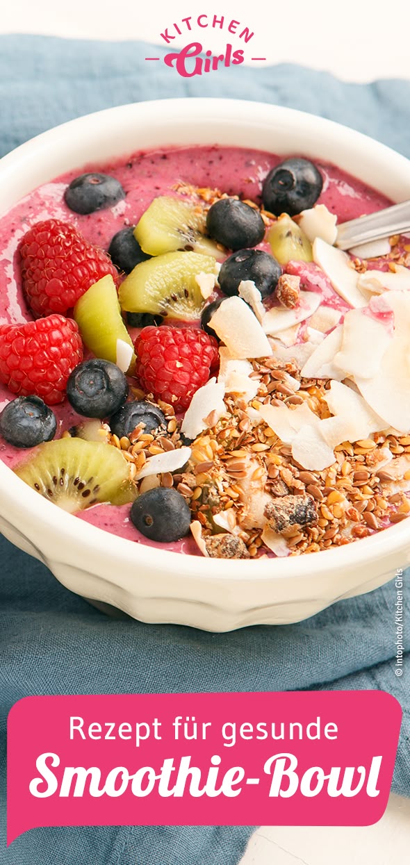 Rezept für gesunde Smoothie-Bowl