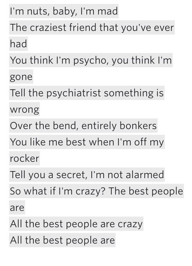 mad hatter lyrics