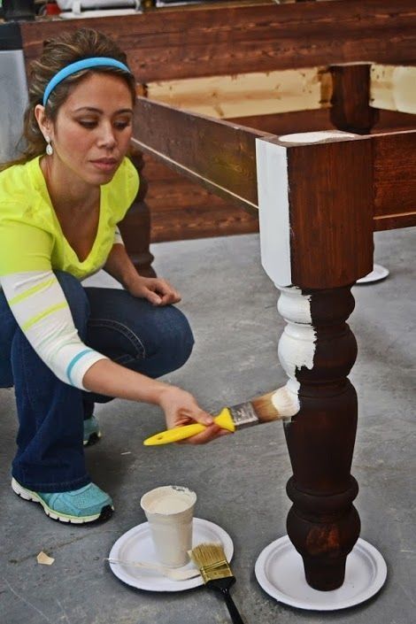 Really good tutorial -- How To Paint Furniture | Old World Chippy Distressed Pai...