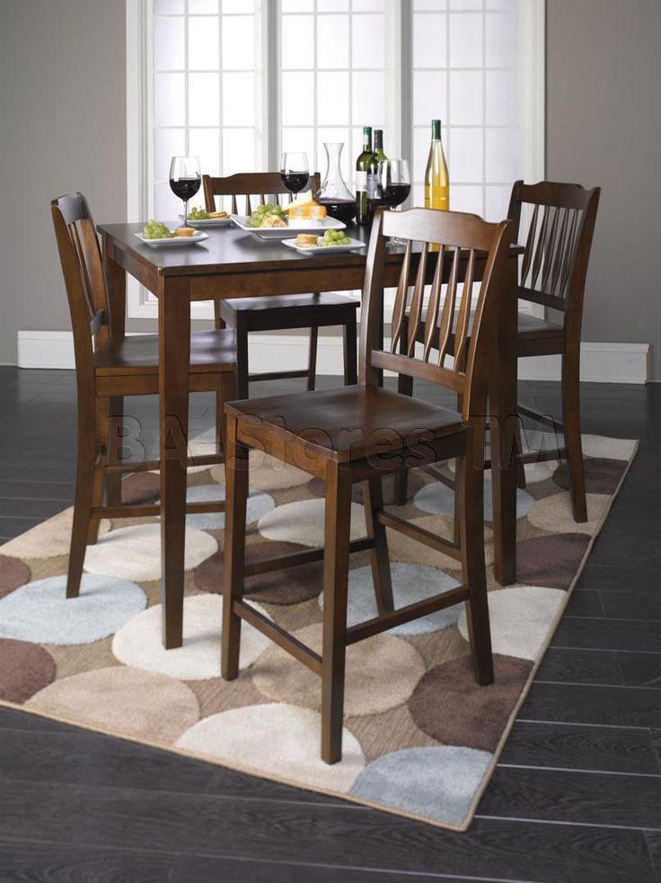 tall dining table counter height dining table wood counter dining room wood table table and chairs walnut finish furniture sets office furniture - Countertop Dining Room Sets tall dining table counter height dining table wood counter dining room wood table table and chairs walnut finish furniture sets office furniture - Countertop Dining Room Sets
