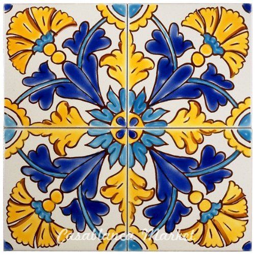 129 Best Art Ceramic Tile Images On Pinterest Turkish Mediterranean Gibraltar Ceramic Tile 4x4 Home Kitchen