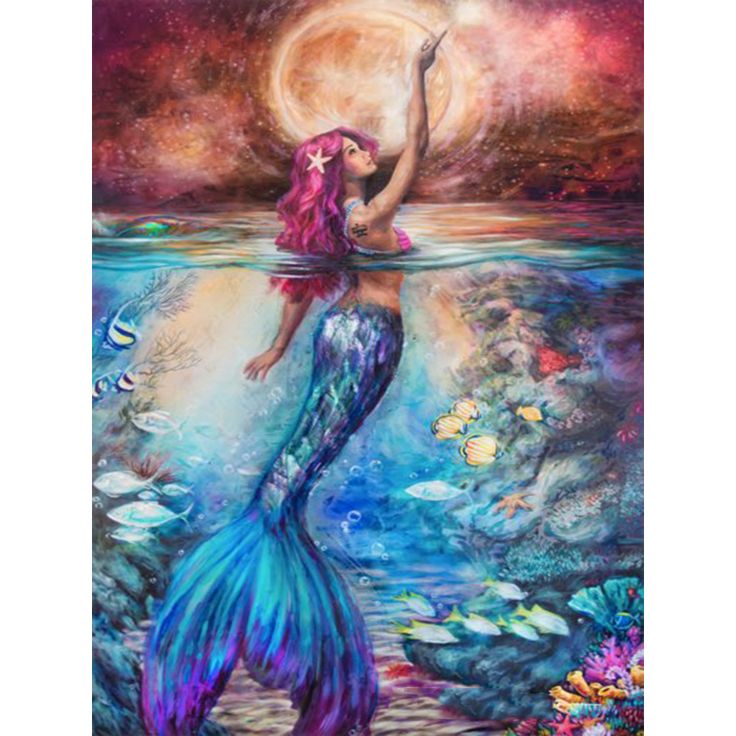 Pin on Mermaid painting