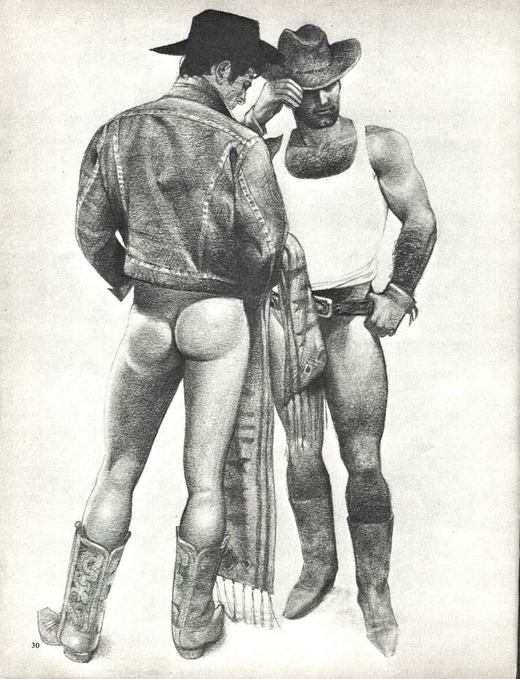 Retro gay outdoor thong