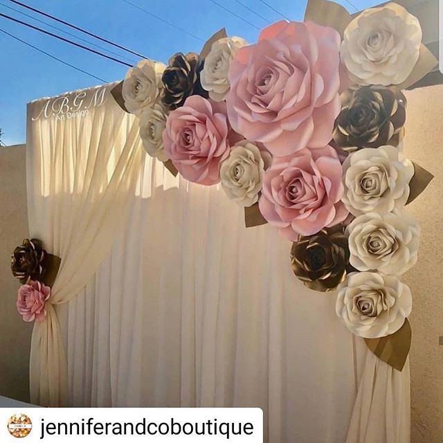 huge paper flowers i kinda like them repost huge paper flower
