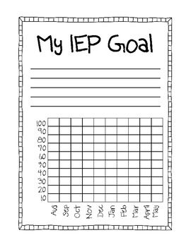 268 best iep goals materials images on pinterest classroom ideas printable iep goal tracking sheets