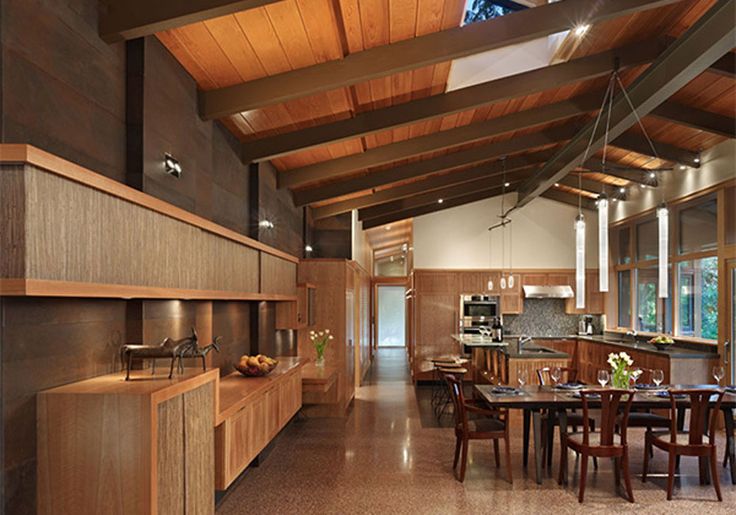 Wood interior home design. Wood interior home design.