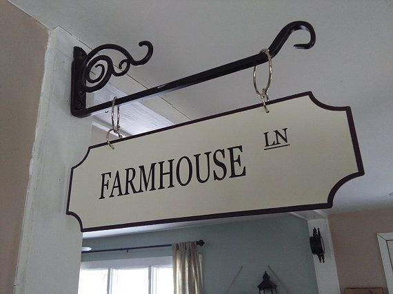 Mens Room Street Sign Personalized Street Signs Rustic Street Sign Farmhouse Style Decor Distressed Farmhouse Decor *Bracket NOT included