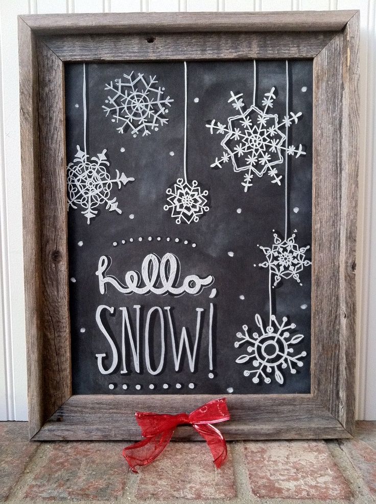 1394 best christmas ideas images on Pinterest | La la la, Chalkboard