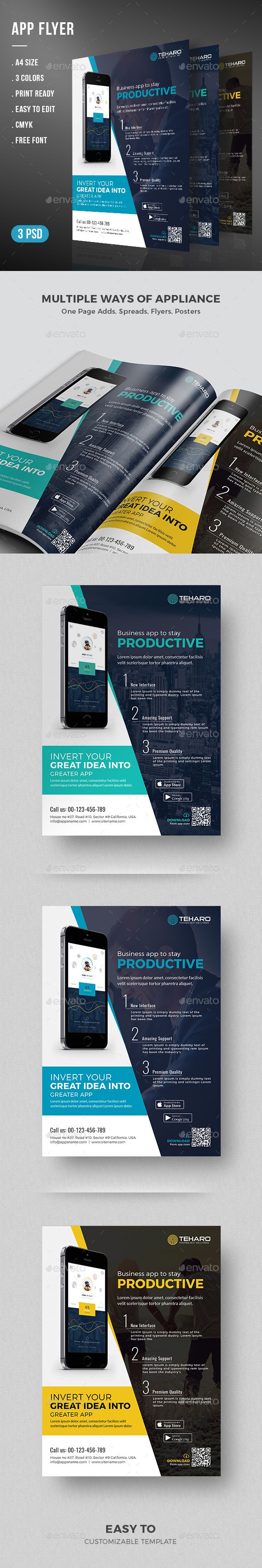 13 best best mobile app flyer designs images on pinterest flyer flyers for advertising an app