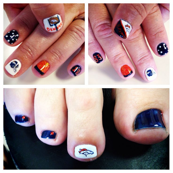 60 Best Denver Broncos Nails Images On Pinterest Denver Broncos Broncos Nails #nailart #denver #broncos #football - 60 Best Denver Broncos Nails Images On Pinterest Denver Broncos