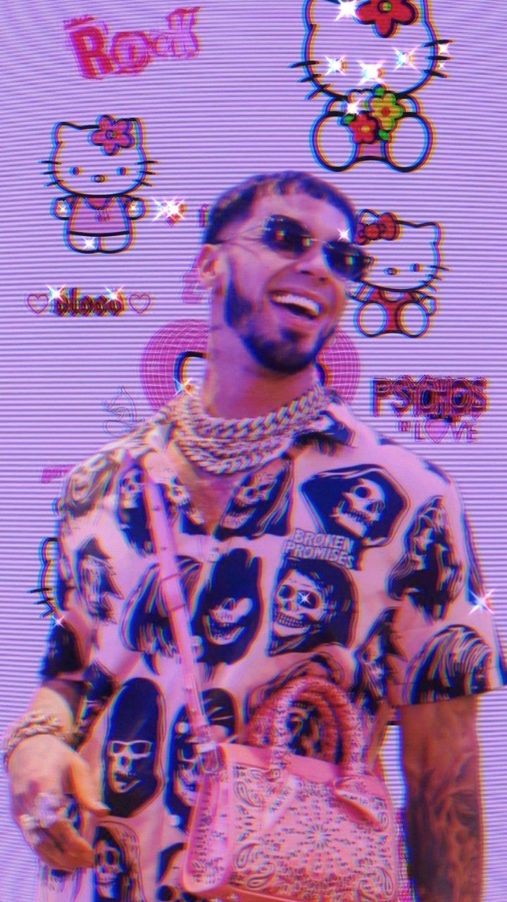Anuel Fondo de Pantalla in 2024 | Hello kitty aesthetic, Paula, Hello kitty