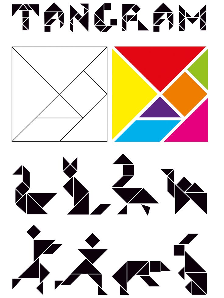 Tangram à imprimer, Tangram imprimable, Tangram maternelle Tangram à imprimer, Tangram imprimable, Tangram maternelle
