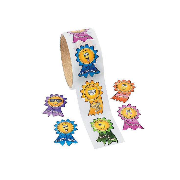11 Best Oriental Trading Rewards Incentives Images On Pinterest Motivational Smile Face Sticker Rolls