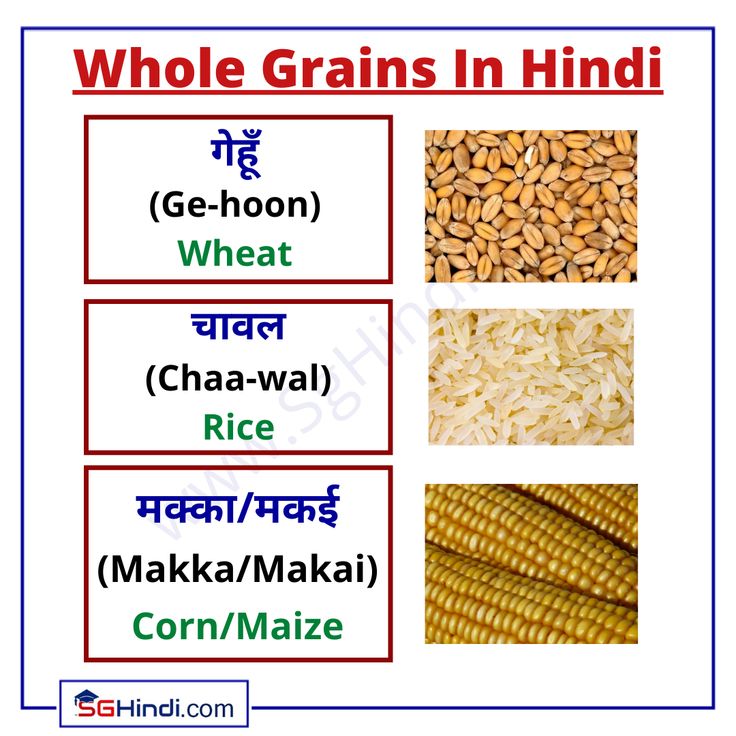 Whole Grains Food Hindi Language Learning Learn English Words Learn whole-grains-food-hindi-language-learning-learn-english-words-learn