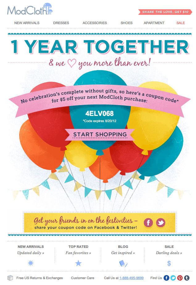 work anniversary email template