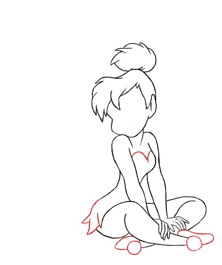 how to draw tinkerbell tinkerbell paper drawing and art drawings