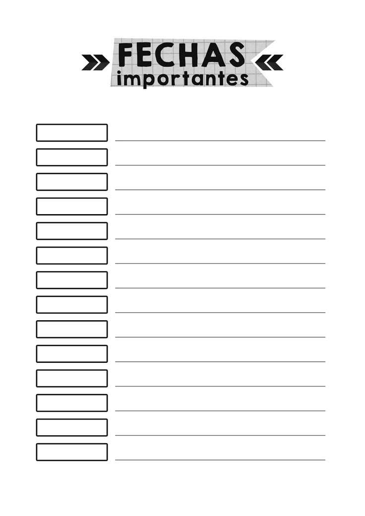 agendas imprimibles 2018 gratis