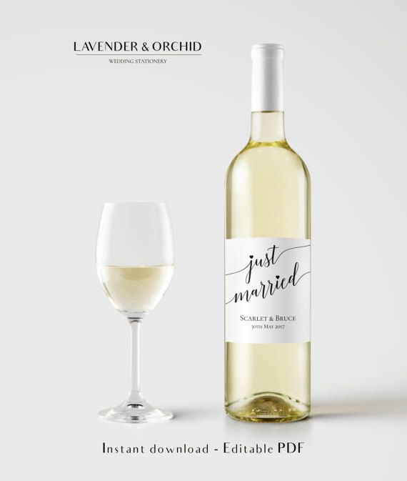 wine label size