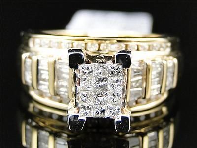 ladies yellow gold princess cut diamond engagement wedding bridal ring set 1 ct - Ebay Wedding Ring Sets ladies yellow gold princess cut diamond engagement wedding bridal ring set 1 ct - Ebay Wedding Ring Sets