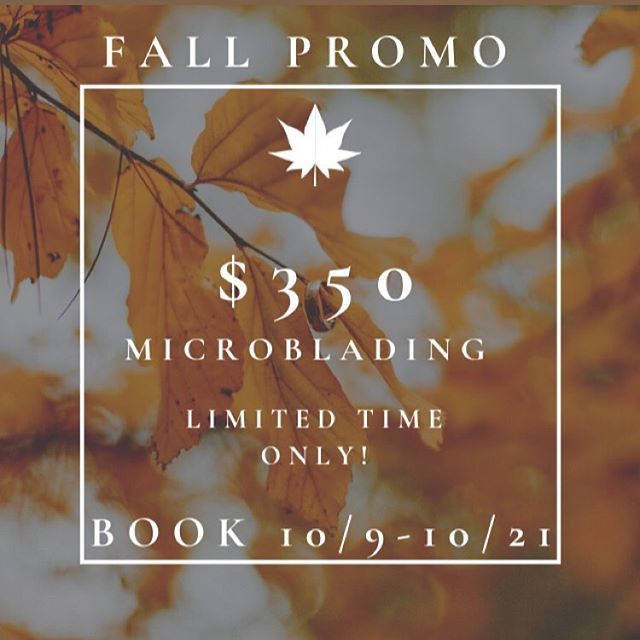 Summer has past and fall has come perfect time to get your brows bladed and be r...
