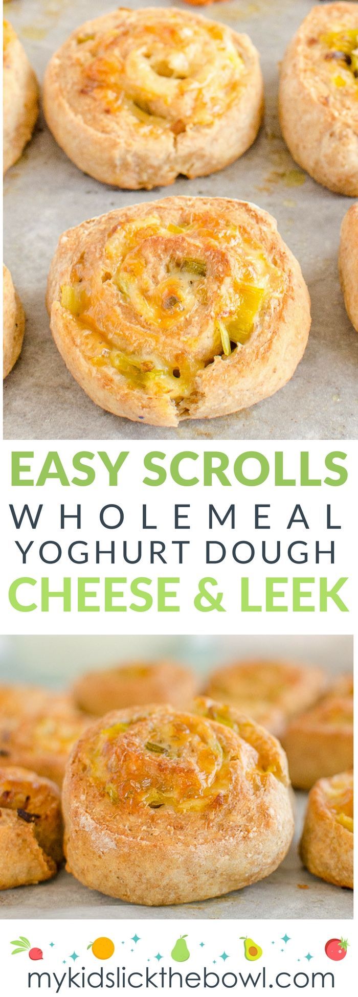 Wholemeal Yoghurt Dough Scrolls With Cheese And Leek Wholemeal Yoghurt Dough Scrolls With Cheese And Leek