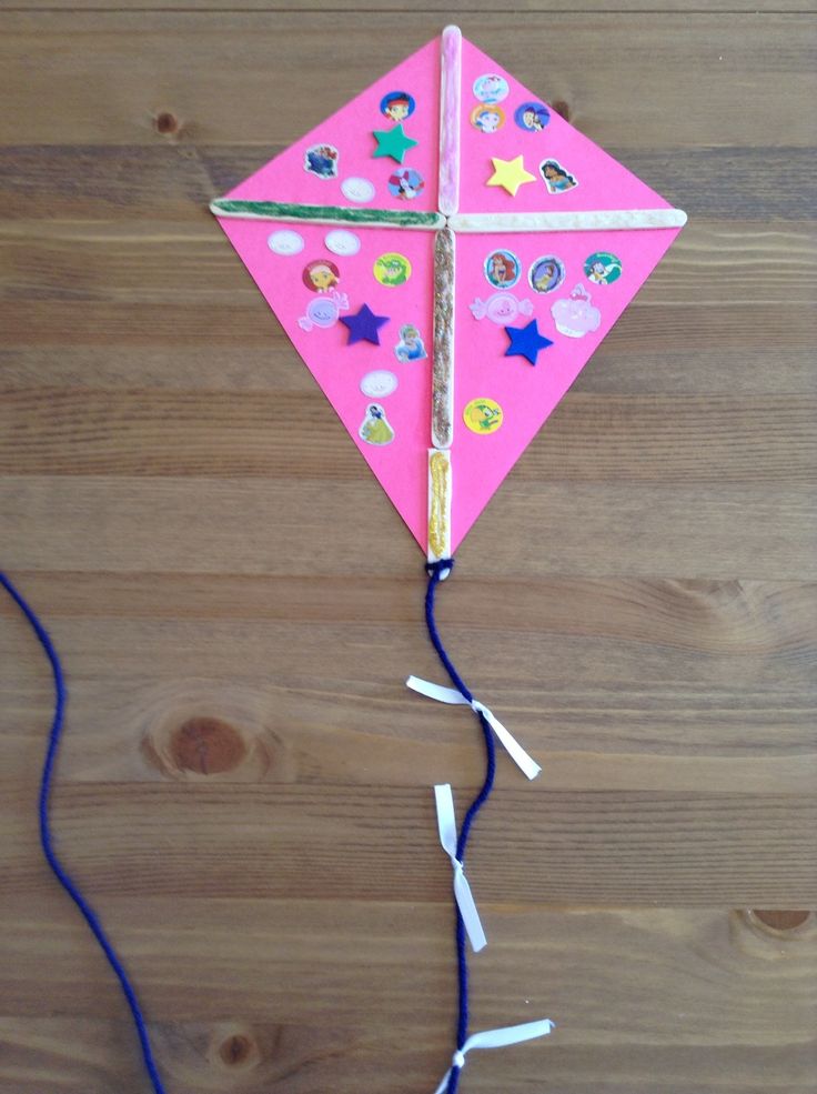 Kite Craft Template rhombus pattern use the printable outline for