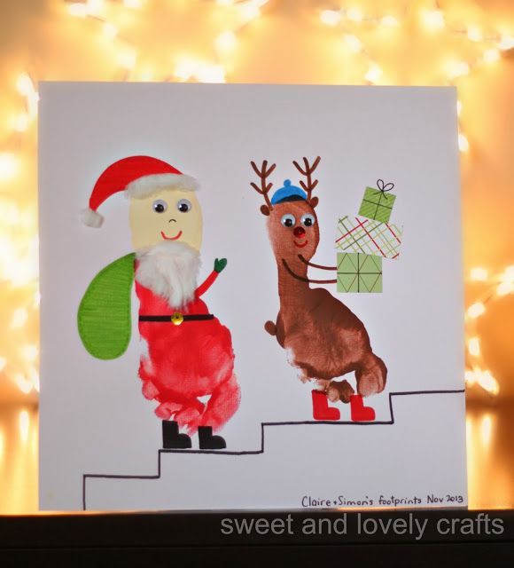 handprint and footprint christmas crafts christmas handprint art footprint christmas art