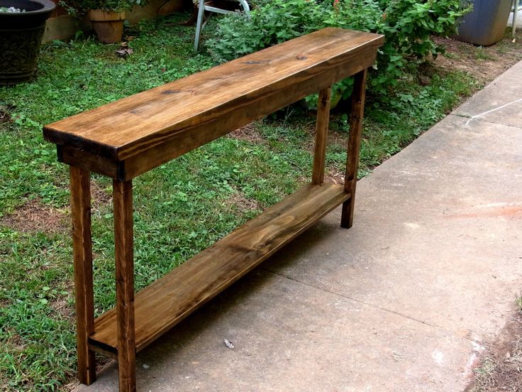 60 Inch Rustic Console Table Extra Narrow Sofa Entryway In 2021 Tables Consoles 60 Inch Rustic Console Table Extra, Long Slim Sofa Table