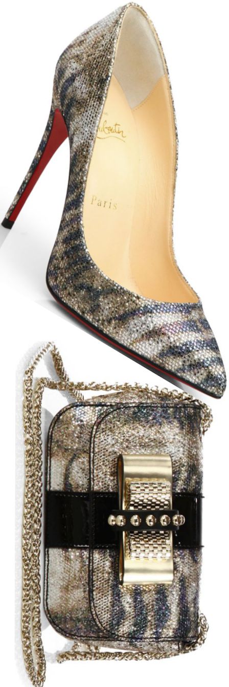 Christian Louboutin Mary Jane Zapatillas plata Christian Louboutin Mary Jane Zapatillas plata