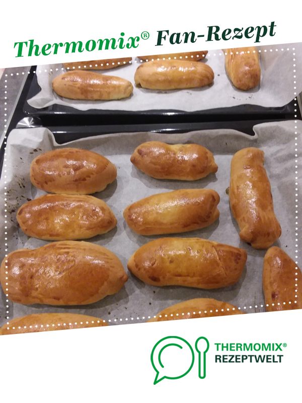 Teigtaschen mit Hackfleischfüllung- russische Pirogen 🥙 von Mechta. Ein Ther...