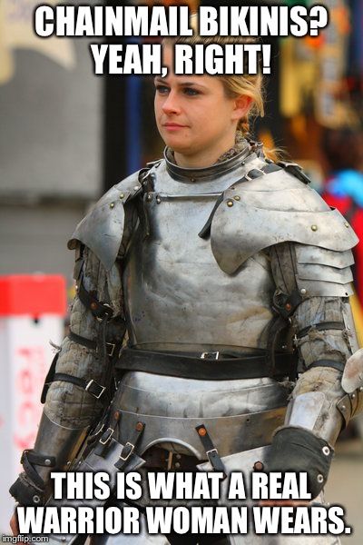 Fantasy female armor meme Something Fantasy female armor meme