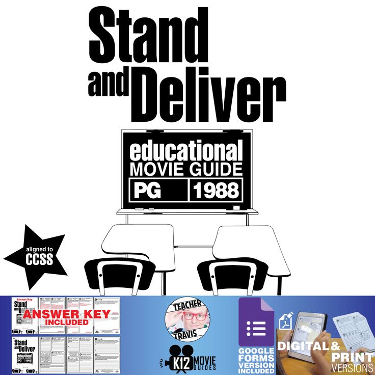 Stand and Deliver Movie Viewing Guide Worksheet Google