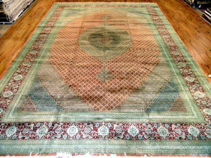 38 Best 14x20 Rug 100 Handmade Area Rugs Images On Pinterest 13 X 20 Tabriz Mahi Persian Rug Silk And Wool 350 Kpsi Ebay