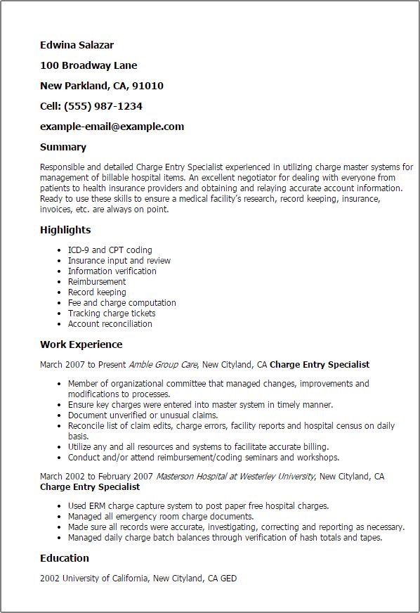 13 best Resume Samples images on Pinterest Resume templates