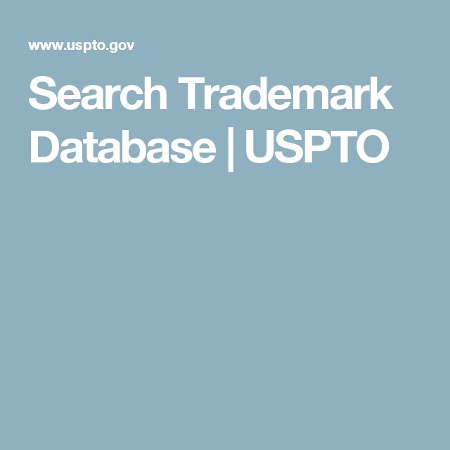 Uspto electronic trademark search system