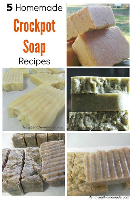 5 DIY Homemade Crockpot Soap Recipes Here is a great collection of crockpot soap recipes that you can make yourself from scratch. You can customize your own soa