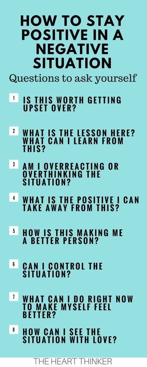 how to stay positive in negative situations questions to ask situation questions