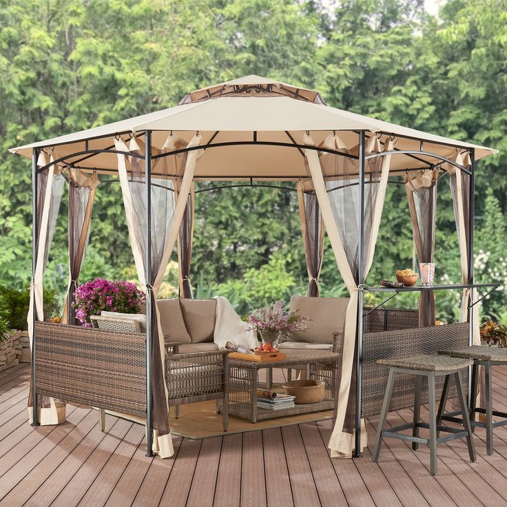 70 Outdoor Furniture Pieces That Are On This Memorial Day Gazebo Pergola Patio Gazebo Pergola Patio, Outdoor Furniture Gazebo