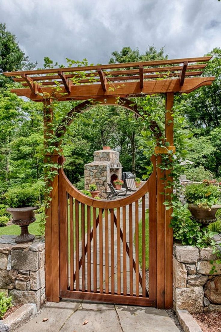 24 Beautiful Garden Gates And Fences Design Ideas for Inspiration