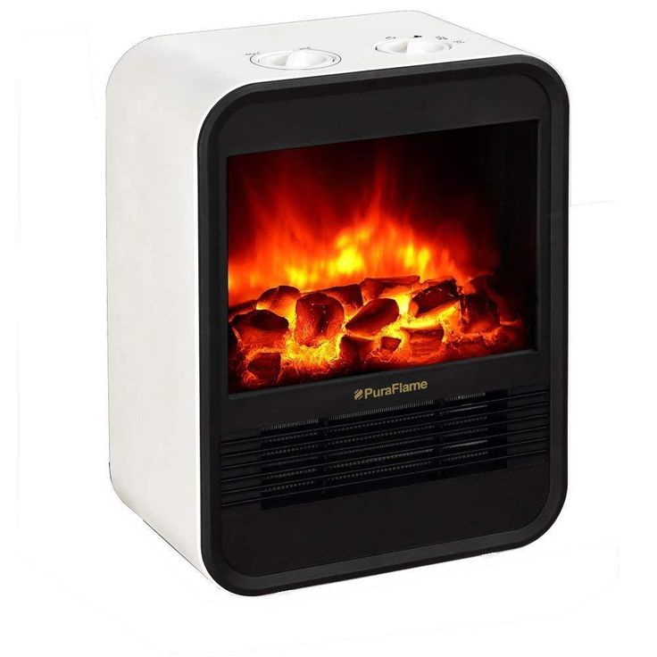 Mini Portable Electric Heater Clara 9 Inch Fireplace With Led Effects New Pura Heaters - Portable Fireplace Heater Indoor