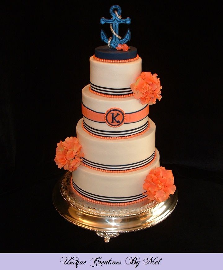 Nautical Wedding Cake Ideas Nautical Wedding Cake Ideas