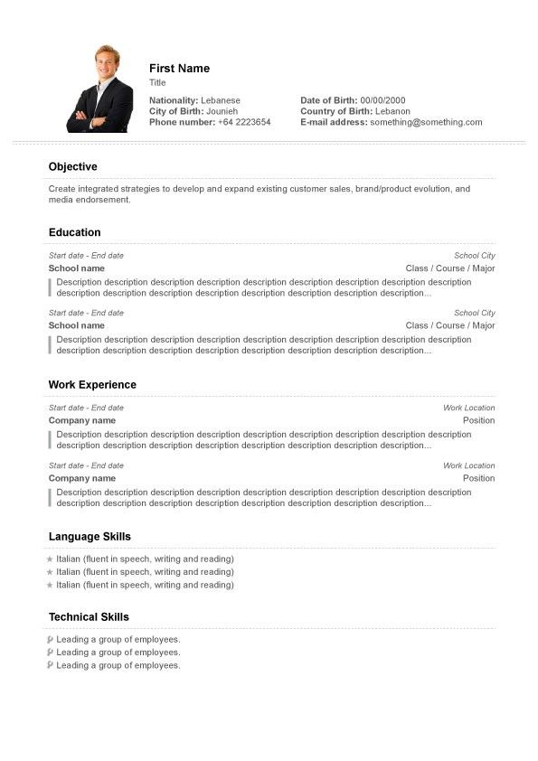 create and download free resume