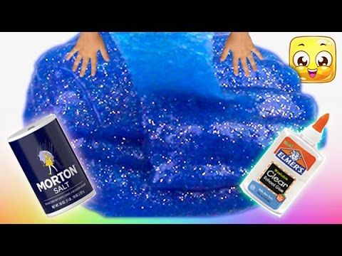 How To Make Slime With Glue Water And Salt Only Giant How To Make Slime With Glue Water And Salt Only Giant Without Borax Or Liquid Starch Easy You Pinterest