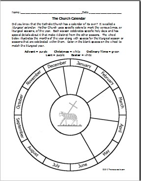 church year coloring pages january