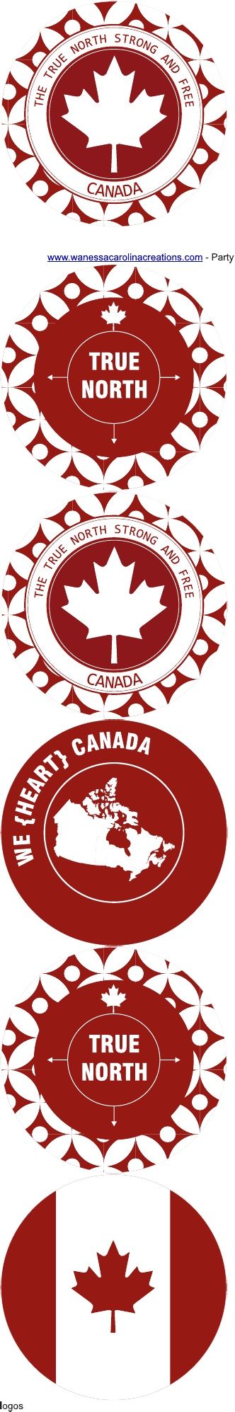 canada day love the leaf free printables
