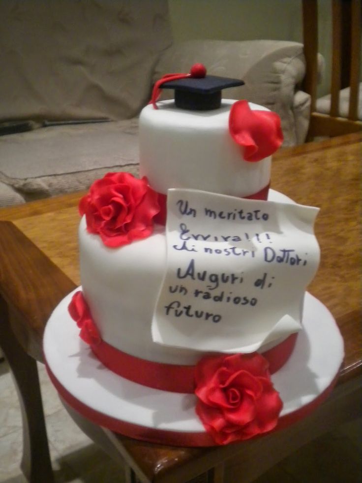 Torta di Laurea Lo Conte Linea Decorì Torte, Torta