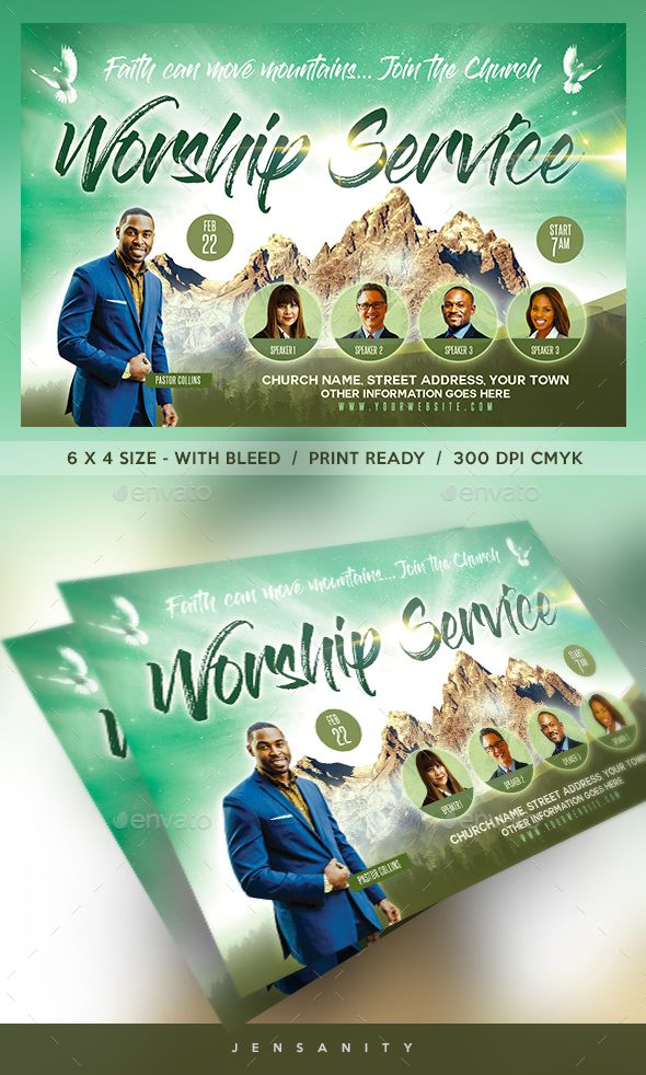 church flyer template psd very easy to edit flyer templates