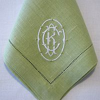 Monogrammed Linen Napkins Whole Credainatcon 162 Best Napkins Placemats Images On Pinterest