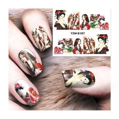 Wuf 1 Sheet Optional Harajuku Designs Diy Decals Nails Art Water Wuf 1 Sheet Optional Harajuku Designs Diy Decals Nails Art Water